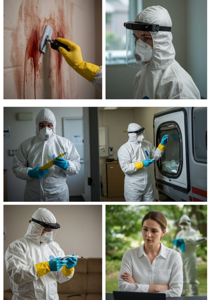 Blood Cleaning Services and biohazard remediation in the Midwest