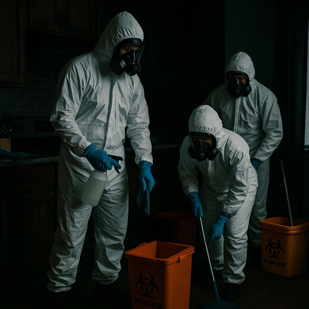 The finished results from a 100% satisfied customer who needed a crime scene cleanup in O'Fallon IL.