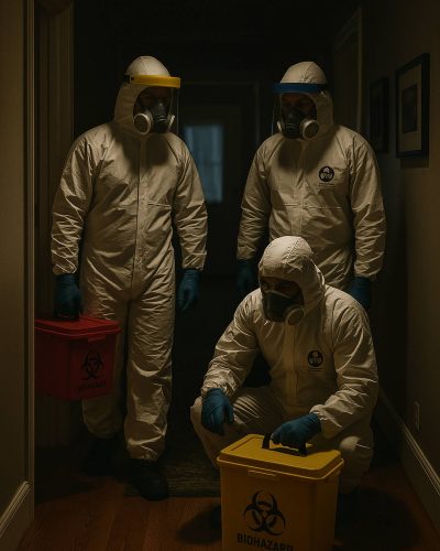 We completed a biohazard cleanup at another happy customers home in Rantoul IL.